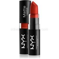 NYX Professional Makeup Matte Lipstick klasický matný rúž odtieň 07 Alabama 4,5 g