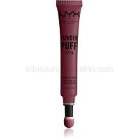 NYX Professional Makeup Powder Puff Lippie rúž s hubkovým aplikátorom odtieň 07 Moody 12 ml