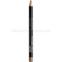 NYX Professional Makeup Slim Lip Pencil precízna ceruzka na oči odtieň 821 Brown Cafe 1 g