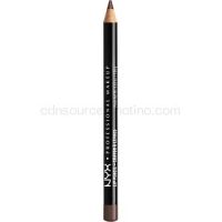 NYX Professional Makeup Slim Lip Pencil precízna ceruzka na oči odtieň 853 Brown Black 1 g