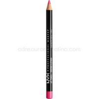 NYX Professional Makeup Slim Lip Pencil precízna ceruzka na oči odtieň Hot Pink 1 g