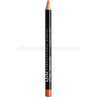 NYX Professional Makeup Slim Lip Pencil precízna ceruzka na oči odtieň Orange 1 g