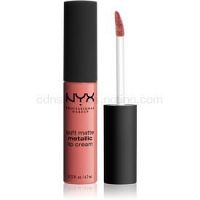 NYX Professional Makeup Soft Matte Metallic Lip Cream tekutý rúž s metalicky matným finišom odtieň 06 Cannes 6,7 ml