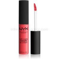 NYX Professional Makeup Soft Matte Metallic Lip Cream tekutý rúž s metalicky matným finišom odtieň 07 Manila 6,7 ml