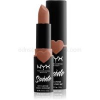 NYX Professional Makeup Suede Matte Lipstick matný rúž odtieň 01 Fetish 3,5 g
