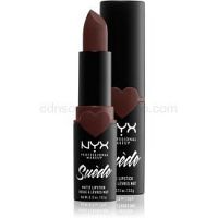 NYX Professional Makeup Suede Matte Lipstick matný rúž odtieň 07 Cold Brew 3,5 g