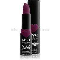 NYX Professional Makeup Suede Matte  Lipstick matný rúž odtieň 10 Girl, Bye 3,5 g