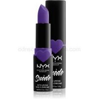 NYX Professional Makeup Suede Matte  Lipstick matný rúž odtieň 16 Cyberpop 3,5 g
