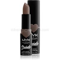 NYX Professional Makeup Suede Matte Lipstick matný rúž odtieň 20 Munchies 3,5 g