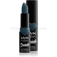 NYX Professional Makeup Suede Matte Lipstick matný rúž odtieň 22 Ace 3,5 g