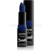 NYX Professional Makeup Suede Matte Lipstick matný rúž odtieň 23 Ex's Tears 3,5 g