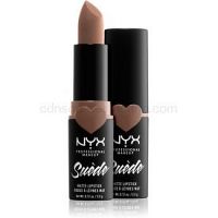 NYX Professional Makeup Suede Matte  Lipstick matný rúž odtieň 35 Downtown Beauty 3,5 g