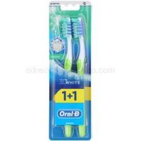 Oral B 3D White Fresh zubné kefky medium Green & Green 2 ks