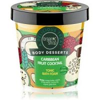 Organic Shop Body Desserts Caribbean Fruit Cocktail tonizačná kúpeľová pena 450 ml