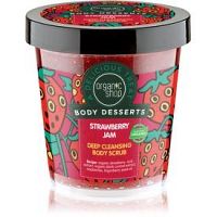 Organic Shop Body Desserts Strawberry Jam hĺbkovo čistiaci peeling na telo  450 ml
