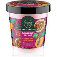 Organic Shop Body Desserts Summer Fruit Ice Cream čistiaci peelingový krém  450 ml