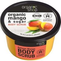 Organic Shop Body Scrub Mango & Sugar telový peeling pre hodvábnu pokožku  250 ml