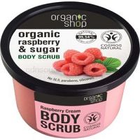 Organic Shop Body Scrub Ruspberry & Sugar jemný telový peeling 250 ml