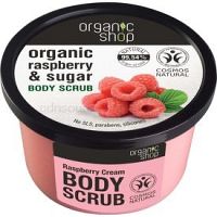 Organic Shop Body Scrub Ruspberry & Sugar jemný telový peeling  250 ml