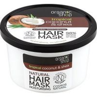 Organic Shop Natural Coconut & Shea intenzívna vlasová maska s hydratačným účinkom  250 ml