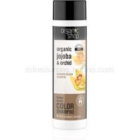 Organic Shop Organic Jojoba & Orchid zjemňujúci šampón pre zvýraznenie farby vlasov  280 ml