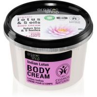 Organic Shop Organic Lotus & 5 Oils ošetrujúci telový krém 250 ml