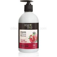Organic Shop Organic Pomegranate & Patchouli Ošetrujúce tekuté mydlo na ruky  s pumpičkou  500 ml