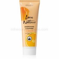 Oriflame Love Nature energizujúci čistiaci gél pre stiahnutie pórov a matný vzhľad pleti 125 ml