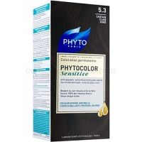 Phyto Color Sensitive permanentná farba na vlasy odtieň 5.3 Light Golden Chestnut  
