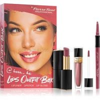 Pierre René Lips Outfit Box darčeková sada Barbara Janas (na pery) odtieň 3 ks