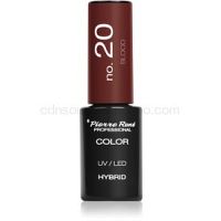 Pierre René Nails Hybrid gélový lak na nechty s použitím UV/LED lampy odtieň No. 20 Blood 6 ml