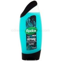 Radox Men Feel Strong sprchový gél a šampón 2 v 1 Mint & Tea Tree 250 ml