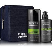 Redken For Men Go Clean kozmetická sada I. (pre suché a normálne vlasy) pre mužov