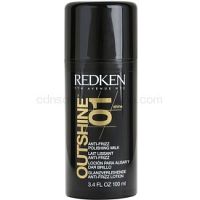 Redken Shine Brillance vyhladzujúce mlieko pre nepoddajné a krepovité vlasy 100 ml