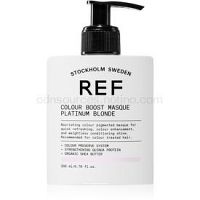 REF Colour Boost Masque jemná vyživujúca maska bez permanentných farebných pigmentov PLATINUM BLONDE 200 ml