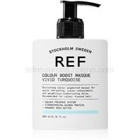 REF Colour Boost Masque jemná vyživujúca maska bez permanentných farebných pigmentov VIVID TURQUOISE 200 ml