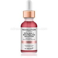 Revolution Skincare 30% AHA + BHA Peeling Solution intenzívny chemický peeling pre rozjasnenie pleti  30 ml