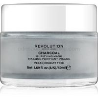 Revolution Skincare Charcoal čistiaca pleťová maska  50 ml