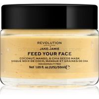 Revolution Skincare Jake-Jamie Coconut, Mango & Chia Seed rozjasňujúca pleťová maska 50 ml
