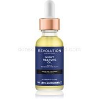 Revolution Skincare Night Restore Oil rozjasňujúci a hydratačný olej 30 ml