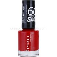 Rimmel 60 Seconds Super Shine lak na nechty odtieň 310 Double Decker Red 8 ml