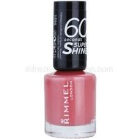 Rimmel 60 Seconds Super Shine lak na nechty odtieň 405 Rose Libertine 8 ml