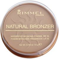 Rimmel Natural Bronzer vodeodolný bronzujúci púder SPF 15 odtieň 022 Sun Bronze 14 g