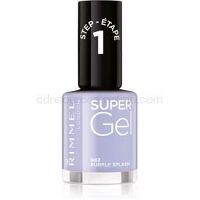 Rimmel Super Gel Step 1 gélový lak na nechty bez použitia UV/LED lampy odtieň 082 Purple Splash 12 ml