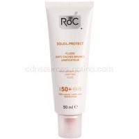 RoC Soleil Protect ľahký ochranný fluid proti tmavým škvrnám SPF 50+  50 ml