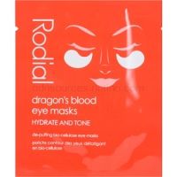 Rodial Dragon's Blood očná maska proti opuchom a tmavým kruhom  8 ks