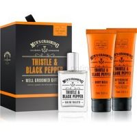 Scottish Fine Soaps Men’s Grooming Thistle & Black Pepper darčeková sada IV. (pre mužov)