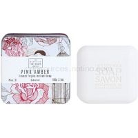 Scottish Fine Soaps Pink Amber luxusné mydlo v plechovej dóze 100 g