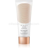 Sensai Silky Bronze opaľovací krém proti starnutiu pokožky SPF 30  150 ml