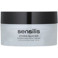 Sensilis Hydra Glacier hydratačný a vyživujúci krém SPF 15 50 ml